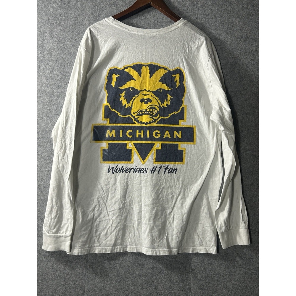 MICHIGAN WOLVERINES 2024 Rose Bowl Champions Long Sleeve Back Hit XL Hurley